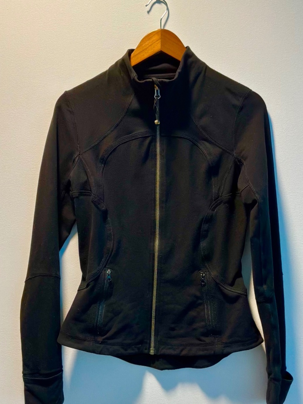 Authentic Lululemon Athletica Classic Black Define Full zip Jacket - Size 8